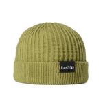 Versatile Army Green organic cotton beanie, unisex fit, one size fits all, designed for comfort and eco-conscious fashion.