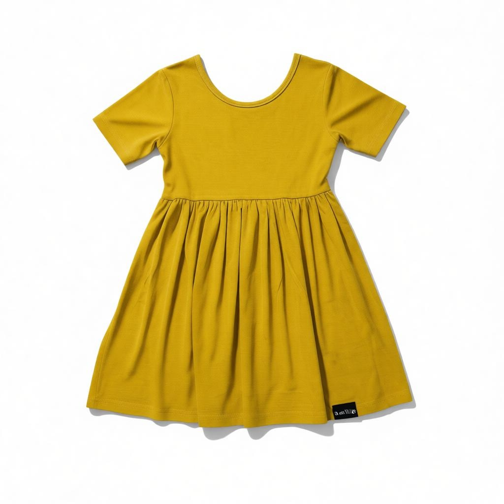 Girls Bamboo Dress | Organic & Breathable