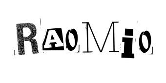 Raomio logo, a minimalist design representing a brand focused on sustainability and stylish simplicity.