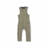 Spotted overalls on a white background