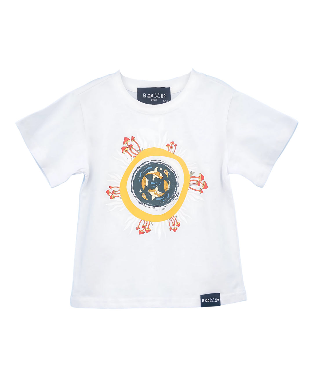 mushroom t-shirt white 