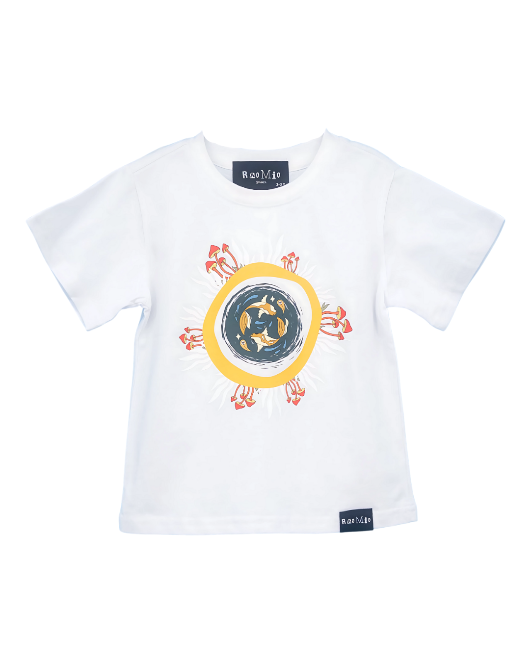 mushroom t-shirt white 