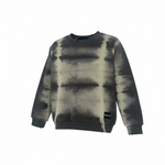 Tie-dye sweatshirt on a white background