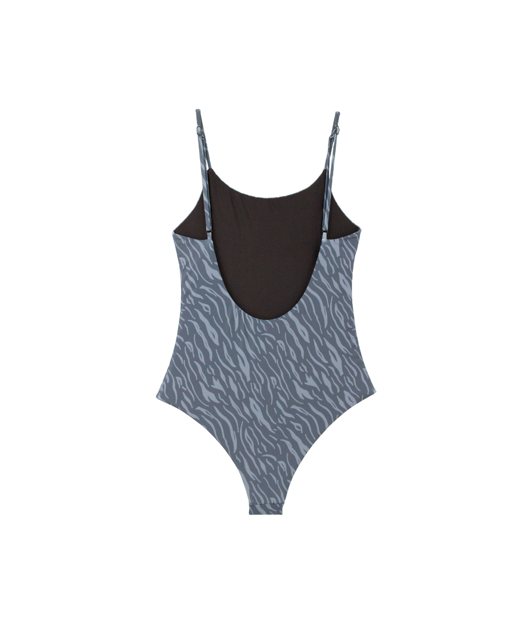 zebra blue women swimwear eco friendly repreve