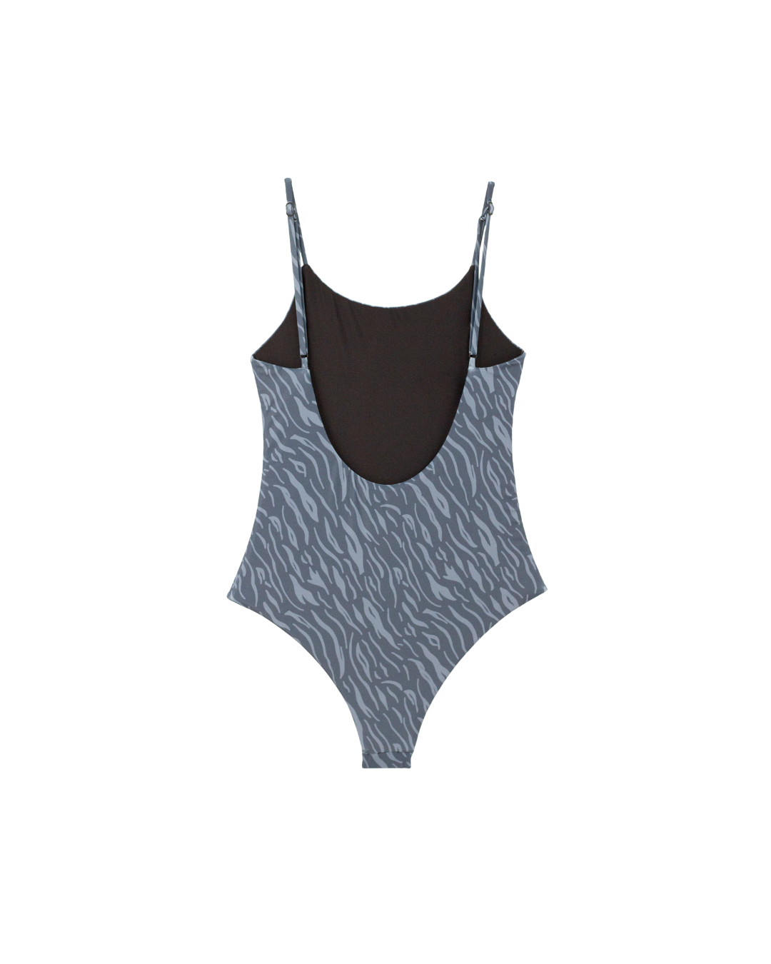 zebra blue women swimwear eco friendly repreve